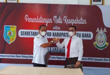Sekretariat DPRD Batu Bara Teken MoU Bersama Kejari