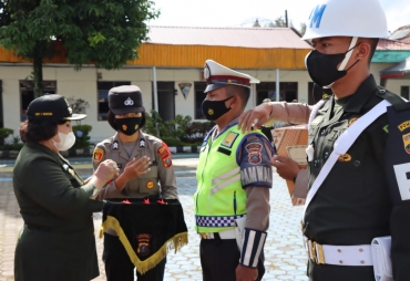 Bupati Karo Pimpin Apel Gelar Pasukan Ops Ketupat Toba 2022