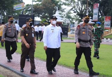 Bupati Labuhanbatu Pimpin Apel Gelar Pasukan OPS 2022