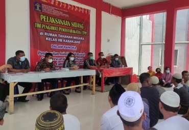 Rutan Kabanjahe Gelar Sidang TPP Terhadap 174 Warga Binaan
