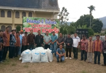 Pupuk Langka dan Mahal Wabup Karo Launching Sinabung Kompos