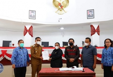 DPRD Karo Setujui LKPJ Bupati Karo Tahun 2022