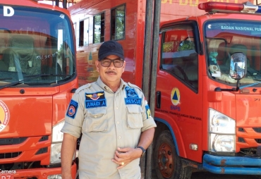 Kepala BPBD PALI Junaidi Anuar