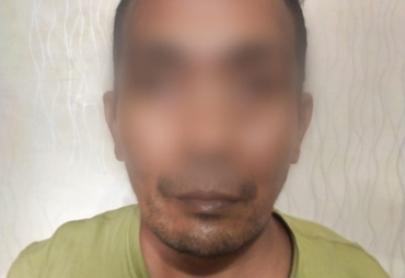 AS (46) warga Desa Pahlawan, Kecamatan Tanjung Tiram diringkus karena kedapatan mengantongi sabu seberat 9,25 Gram (Foto : Satnarkoba Polres BB)