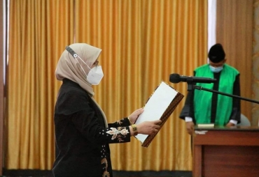 Pelantikan Direktur RSMY oleh Sekdaprov Bengkulu (Foto : Ist)