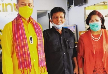 Saat Penulis bersama Wagubsu dan Bupati Karo Sharing terkait Pariwisata Sumut hususnya Kabupaten Karo