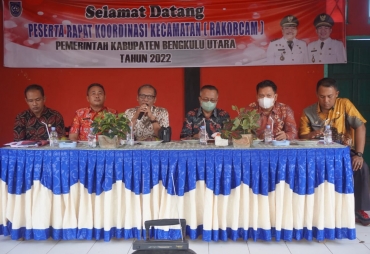 Rakorcam di Kecamatan Lais ( Foto : MC Seluma )