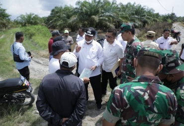 Wabup Asahan Tinjau Rencana TMMD di Kecamatan Sei Kepayang Timur