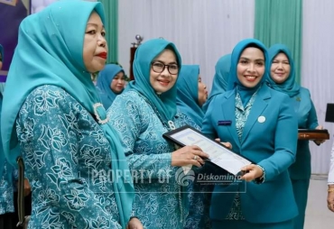 Tampak Peringatan Hari PKK Nasional Ke-50