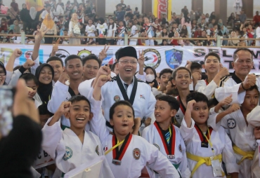 Gubernur Rohidin Buka Kejuaraan Taekwondo Indonesia Regional Sumatera Open Turnamen ke-3 Piala Gubernur Bengkulu Tahun 2022