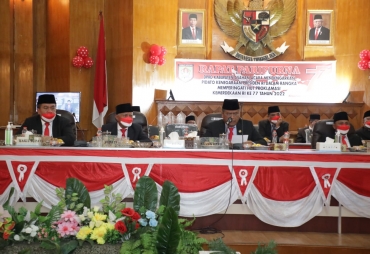 Bupati Asahan Ikuti Rapat Paripurna DPRD Agenda Mendengarkan Pidato Kenegaraan Presiden RI