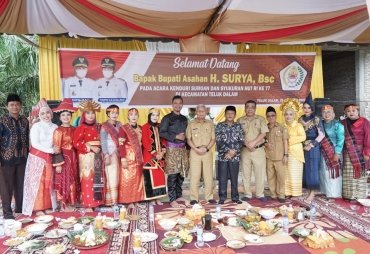 Bupati dan Wabup Asahan Hadiri Kenduri Suroan di Kecamatan Teluk Dalam