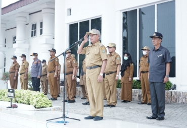 Bupati Asahan Pimpin Apel Gabungan Bulan September 2022