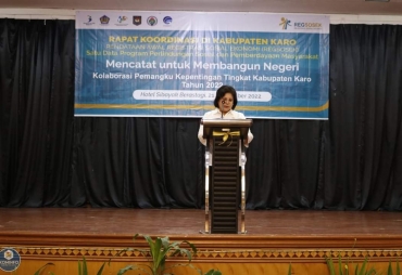 Bupati Karo Buka Rapat Koordinasi Regsosek 2022 