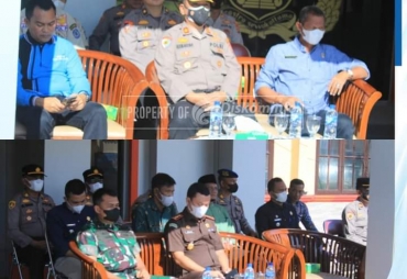Asisten I Hadiri Apel Dalam Rangka Persiapan Pengamanan Pilkades Serentak