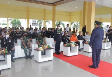 Gubernur Sumatera Utara (Sumut) Edy Rahmayadi menjadi inspektur upacara Hari Perhubungan Nasional 2022