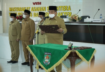Wabup Asahan Lantik Pejabat di Lingkungan Pemkab