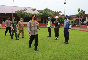 Kapolresta DS Pimpin Apel Gelar Pasukan Operasi Zebra Toba