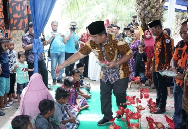 Wabup Asahan Hadiri Baksos Pemuda Pancasila Ranting Sei Dua Hulu