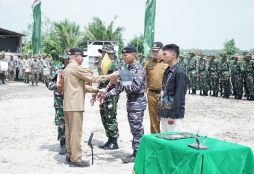 Bupati Asahan Pimpin Upacara Pembukaan TMMD ke-115 TA 2022