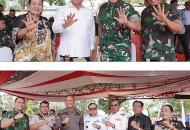 Pangdam 1/BB dan Bupati Karo Hadiri Sertijab Komandan Batalyon Infanteri 125/SI'MBISA
