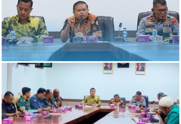 Wabup Karo Pimpin Rakor  Persiapan Pakta Integritas Terkait Pekat
