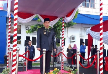 Pj Wali Kota Bengkulu Budiman Ismaun menjadi Inspektur Upacara Harkitnas ke 110