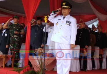 Bupati Seluma H.Bundra Jaya,SH,MH Menjadi Inspektur Upacara 