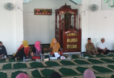 Anggota DPRD Kota Bengkulu Baidari saat sambutan