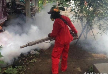 Fogging dilakukan di Blitar