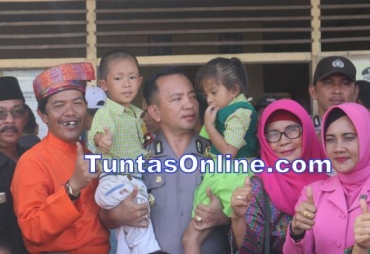 Kapolres Indragiri Hilir, AKBP Christian Rony Putra S.IK MH  menanggapi insiden Kebakaran