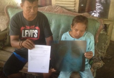 Siti (Kanan) yang sedang Menderita sakit Liver Butuh Uluran Pemerintah