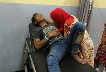 Korban Mamad yang terkena Peluru Nyasar