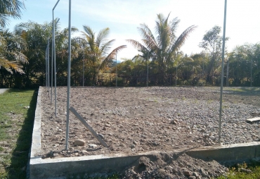 Tampak Lapangan Mini yang dibangun melalui Dana Kemenpora