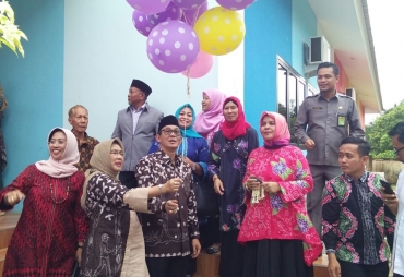 Pelepasan Balon Keudara Oleh Bupati Pali dan Ketua TP PKK