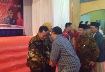 FM PT Pertamina EP mengucapkan selamat saat pisah sambut Kapolres