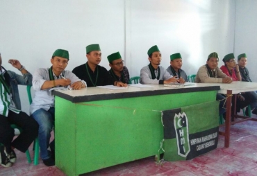 Konferensi pers HMI Bengkulu dipimpin Oleh Ketua HMI Andi Hartono