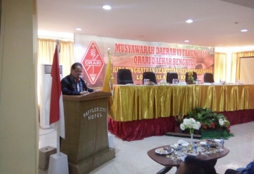 Ketua Panitia Saat menyampaikan sambutan