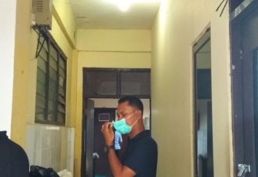 Tampak Penemuan Mayat sudah di evakuasi 
