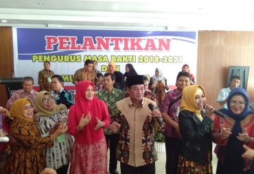 Tampak Bupati Lebong menghadiri Pelantikan IKAL