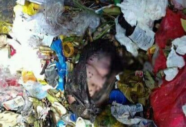 Jasad Bayi ditemukan di pembuangan Sampah