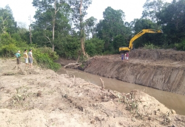 Tampak Pengerjaan Tengah Berlangsung