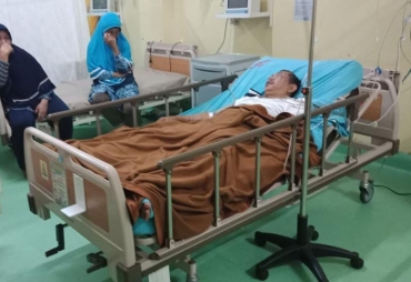 Korban Terbaring di Rumah Sakit