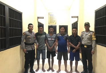 Terduga Pelaku diamankan