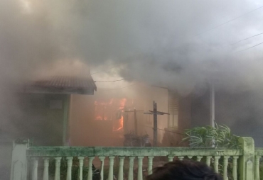 Tampak Si Jago Merah Tengah Mengamuk