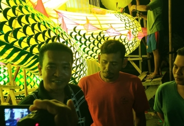 Kiri : WMU, Tengah : Ketua RT, Kanan : Anak Muda Tj Jaya