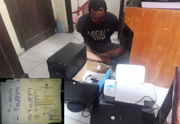 Terduga Pelaku diamankan