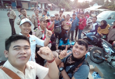 Suasana Usai Penggalangan Dana