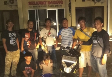 Terduga Pelaku diamankan