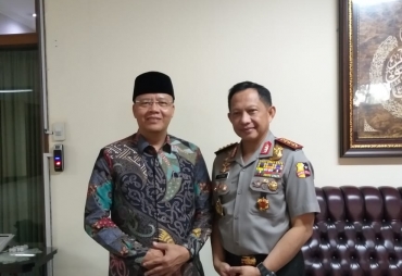 Gubernur Bengkulu Rohidin Mersyah bersama Kapolri Jendral Tito Karnavian